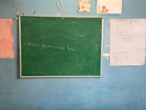 The students teaching me to say "My name is Grace" in Hindi. 