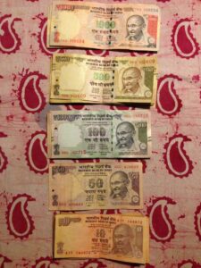 Indian currency, rupees