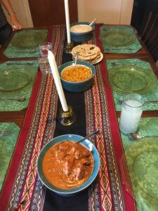 I learned how to cook some Indian food and so I made some for my friends and family. 